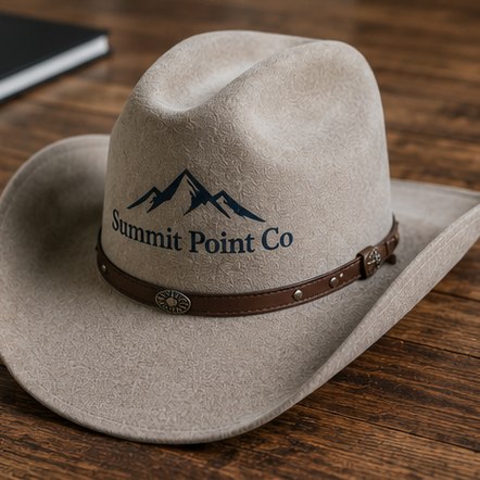 Customized cowboy hats for corporate events