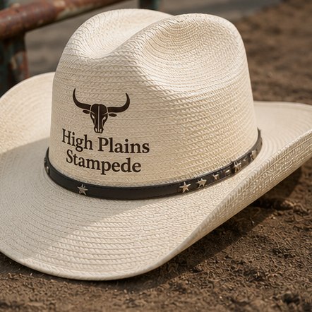 Customized cowboy hats for rodeos & western events